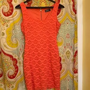 Never worn Guess coral dress